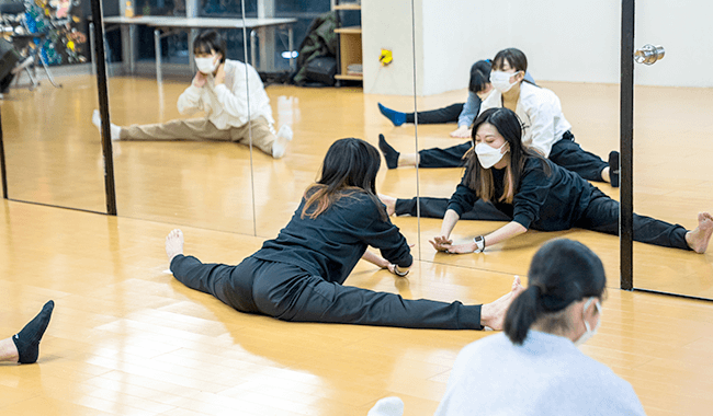 ダンスレッスンの流れのイメージ